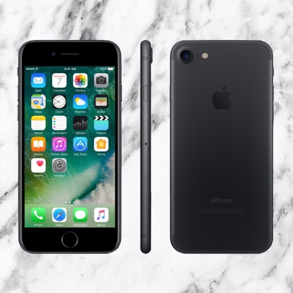 Apple iPhone 7, Black, 32 GB - Picture 1 of 9